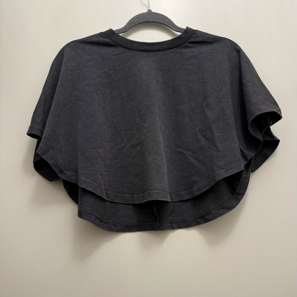 Zara Charcoal Women's Crop Top